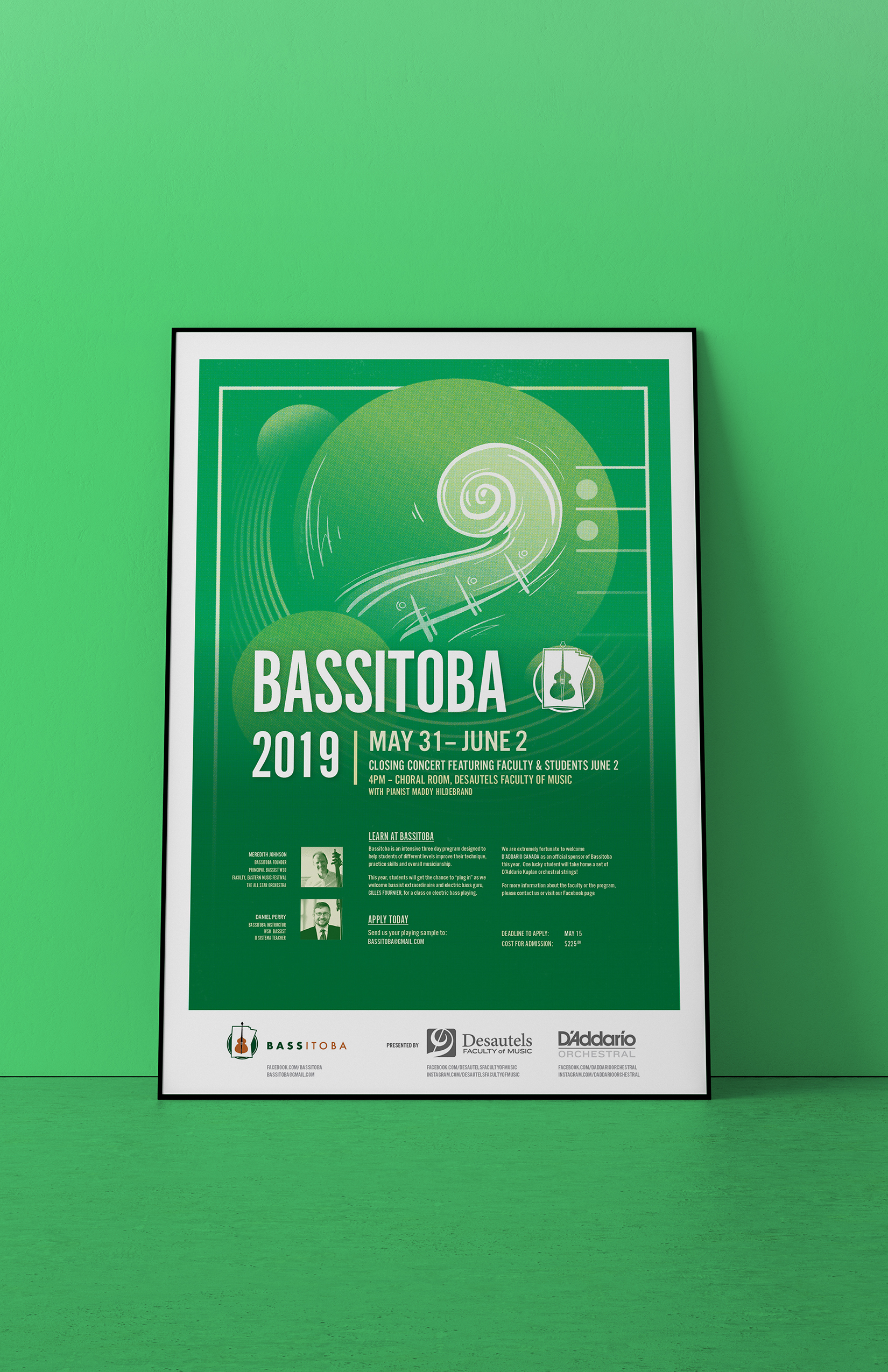 Bassitoba 2019 poster mockup